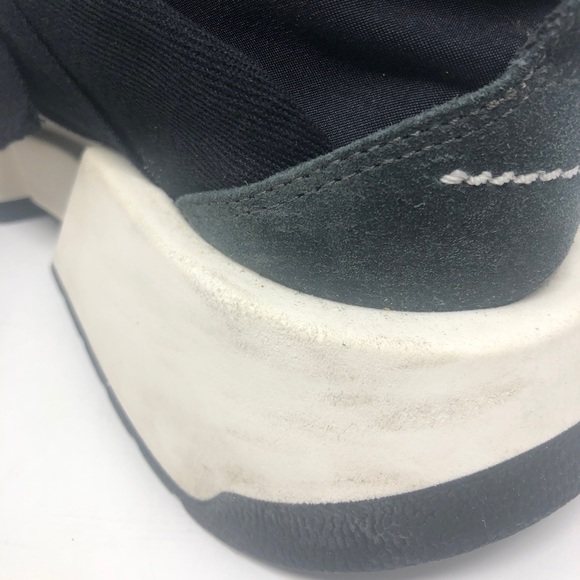 MM6 Black Bow Tie Chunky Neoprene Sneakers 7/37 - Picture 10 of 16